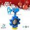 PN10 Ductile Iron Lug Type Butterfly Valve with Gear operation