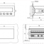 PD195E-5KY1 96*48mm lcd display digital dc modbus ampere meter