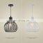 Tonghua Vintage American Country Style Iron Bird Cage LED Edison Bulb Coffee Bar Creative Hanging Light
