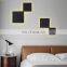 Minimalist Black Square Backlit Wall Lamp LED Modern Interior Decoration Wall Lights For Home