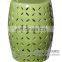 Oriental White Ceramic Garden material Bed End Stool