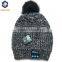 Factory direct sales bluetooth beanie hat with headphone
