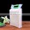 Food Grade Laminated Material Transparent PA/PE Plastic Rice Packaging 2.5kg 5kg Size Vacuum Rice Bags with Handle Accept Print