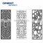 Modern Design Decorative Screen Panels Outdoor Metal Privacy Fence Panel With Different Laser Cut Patterns