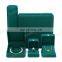 Factory Wholesale Dark Green Velvet Jewelry Box Ring Box Luxury