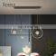 Gorgeous Decoration Black Golden Color Indoor Home Restaurant Modern LED Chandelier Light