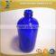 Blue Boston Glass Bottle With Trigger Sprayer 16oz
