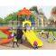 Kindergarten outdoor play tube slide playground equipment