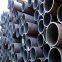 ERW carbon round black circular pipe/ hollow structural section/building material