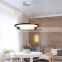 Modern Simple LED Hanging Light For Office Living Room White Black  Round Ultra-Thin Panel Lights Led Pendant Lamp