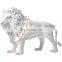 2022 new design white Domineering Lion Lamp sculpture male lion Modern Living Room Hotel Lobby Villa Floor Lamp