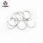Moderate Price Stainless Steel Flat Custom Keychain Accessories Holder Split Ring For Bag
