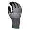 Dipped Safety Glove Sandy Nitrile Coated Cut Resistant Safety Work Glove Level 5 Anti Cut Gloves for Construction Industry