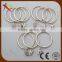 Window curtain ring clips metal curtain drapery ring clips