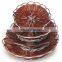 High quality food grade washable PP plastic food bread woven basket fruit basket