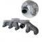 Custom cast iron replacement exhaust manifold intake manifold