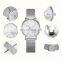 SHENGKE SK Quartz Watches K0093L Women Steel Mesh Watch Luxury Ladies Watch Japan Quartz