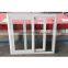PVC sliding window  4mm tempered glass without grids with mosquito net
