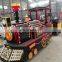 Trackless train battery train for amusement park
