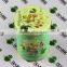 Round shape of tea tin dried fruit box candy metal case food packing can