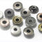 17mm brass open hole single pin jeans button with logo with aluminum nail
