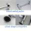 Watermark Free Samples bathroom shower chrome plated tube bottle trap sink drain(J220)