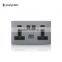 Shopping Websites Sold Home or Hotel 2 Gang 13A Electrical Switch And Socket
