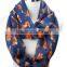 205 Foreign Trade New Loop Shawl Cute Animal Fox Print Women Fashion Scarf