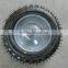 high rubber rubber wheel 3.00-8 metal rim with nylon bush