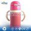 Pink baby stainless sippy botte,BPA free