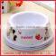 Factory sale high quality plastic dog food feeder dish pet bowl