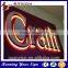 high quality outdoor led halo lit letters