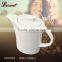 porcelain plain white coffee sugar creamer water pot for hotel