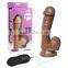 Amazing Big Glans Dong Fake Penis with Textured Strong Suction Cup Sex Toy for Women