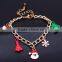 Wholesale fashion lovely charm Christmas gift bracelet/