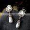 New design fashionable elegant hanging pearl earrings/