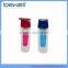 2016 Hot Sale Fruit Infuse Tritan Water Bottle,No Moq