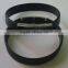 sports team black silicone bracelet wristband with mental