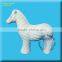 unpainted ceramic elephant figurine