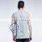 Custom wholesale 100% cotton mens blank stringer tank top