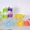 2016 High Quality BPA free Tritan plastic material sport drinking water bottle child water bottle with straw