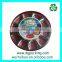 round chocolate&sugar&candy cylinder plastic packaging box