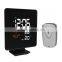 DESKTOP COLORFUL WIRELESS WEATHER STATION WITH SENSOR ALARM CLOCK, CE ROHS R&TTE and FCC compliance S638B