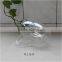 heat resistant double wall glass tea cup with handle