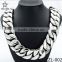 Factory Price hip hop jewelry 316l stainless steel 31mm silver gold heavy chain for men