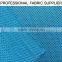 160g/sm sky blue polyester soft Knit mesh fabric for sport's wear gym wear