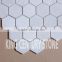 New design natural white marble mosaic tile for kitchen backsplash