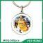 China Supplier metal two sided europe sports printed basketball keychain