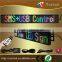 programmble moving led sign, P6-16x128dot RGB full color two/double line led sign with wireless SMS and PC USB control