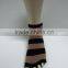 Tan/ Black anti slip yoga socks
